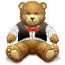 Gift Brown Bear Icon icon